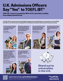 TOEFL iBT® Combined U.K. Admissions Officers Flyer