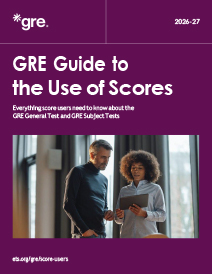 GRE Guide to the Use of Scores thumbnail